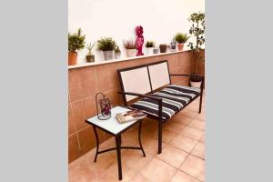 Balkón nebo terasa v ubytování “SMILE NERJA” chic apartment with WIFI, 4 guests