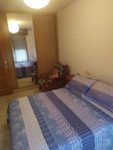 Postel nebo postele na pokoji v ubytování Apartamento de verano en Vilagarcía de Arousa