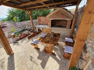 Patio nebo venkovní prostory v ubytování Holiday House Pag