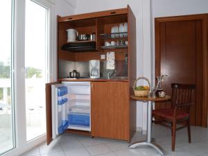 Kuchyňa alebo kuchynka v ubytovaní Kavala Beach Hotel apartments