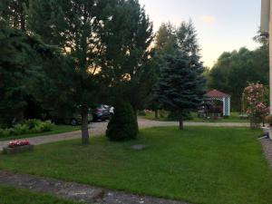 Vonkajšia záhrada v ubytovaní Apartamenty Stokrotka