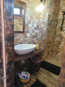A bathroom at Stanza Del Viggiatore