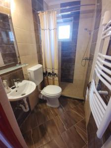 Koupelna v ubytování Fiesta Apartman