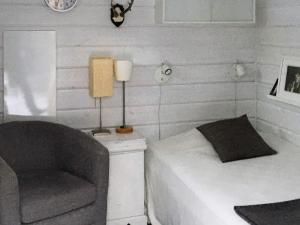 Postel nebo postele na pokoji v ubytování Holiday home SÄRNA