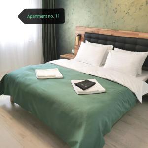 Кровать или кровати в номере Apartment no 08 - Amarilia Apartments