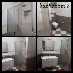 Et badeværelse på Apartments Malkoc Lux