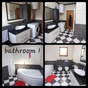 Et badeværelse på Apartments Malkoc Lux