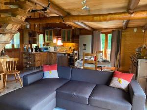 Kuchyň nebo kuchyňský kout v ubytování Le petit chalet des Greys