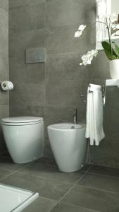 Koupelna v ubytování Hotel Friuli