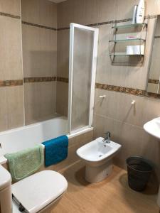 Koupelna v ubytování Casa Rural Rosa Apartamento