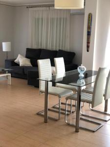 Posezení v ubytování Casa Rural Rosa Apartamento