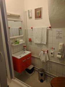 Koupelna v ubytování Vila LIZ