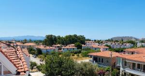 a view of a small town with houses at Katya's home in Datca