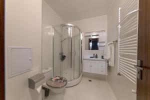 A bathroom at Luxury 2-bedroom apartment by Studenets Center by Flat Mаnager