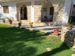 Zahrada ubytování Villa Piruzzu CV Torre Mulinazzo app P