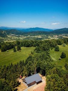 A bird's-eye view of Villa UNELMA