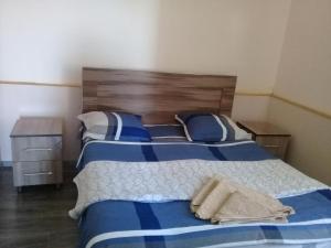 Postel nebo postele na pokoji v ubytování Apartment Giorgi in Sighnaghi