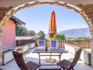 Nespecifikovaný výhled na hory nebo výhled na hory při pohledu z apartmánu