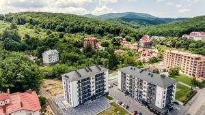 Nespecifikovaný výhled na hory nebo výhled na hory při pohledu z hotelu