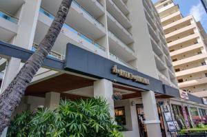 a view of the front of a hotel at Regency on Beachwalk Waikiki by OUTRIGGER in Honolulu