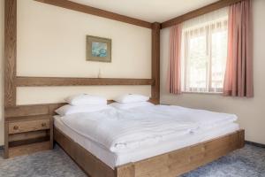 Postel nebo postele na pokoji v ubytování schaus Lüftenegger Ferienhaus