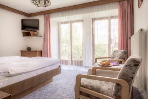 Postel nebo postele na pokoji v ubytování schaus Lüftenegger Ferienhaus
