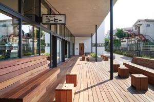 Balkón nebo terasa v ubytování MUSTARD HOTEL SHIMOKITAZAWA