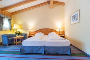 Katil atau katil-katil dalam bilik di Hotel Kaiserhof Kitzbühel, 4 Sterne Superior