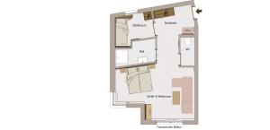 Plan piętra w obiekcie Hotel Gundolf