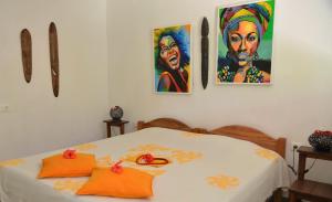 Posteľ alebo postele v izbe v ubytovaní Sambatra Bed and Breakfast