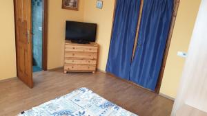 TV a/nebo společenská místnost v ubytování Ilona apartmanok