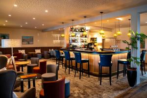 Lounge nebo bar v ubytování Golfresort Haugschlag