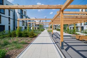 Budynek, w którym mieści się apartament