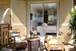 Χώρος καθιστικού στο Hôtel-Restaurant Marina Di Lava - Grand Ajaccio