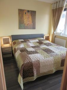 Posteľ alebo postele v izbe v ubytovaní Zafír Sziget Apartman + 37 fotografií