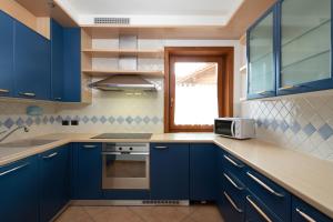 Dapur atau dapur kecil di Holiday House Livigno