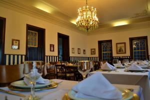 En restaurang eller annat matställe på Mara Palace Hotel
