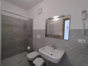 Koupelna v ubytování Hotel Da Marco
