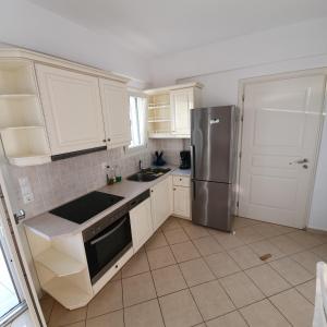 A kitchen or kitchenette at Agiassos Naxos Apartments