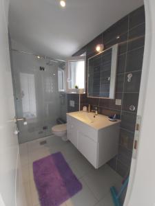 Koupelna v ubytování Apartments Villa Plava