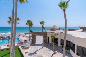 Nespecifikovaný výhled na moře nebo výhled na moře při pohledu z hotelu