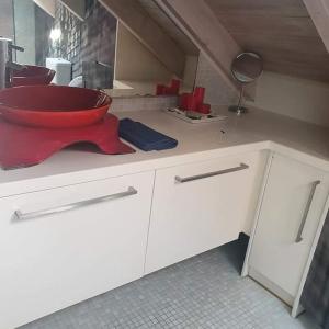Kuchyňa alebo kuchynka v ubytovaní Argostoli loft