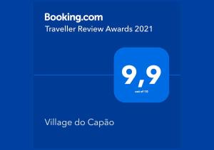 Certifikat, nagrada, logo ili neki drugi dokument izložen u objektu Village do Capão