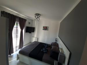 TV a/nebo společenská místnost v ubytování TJ Apartment