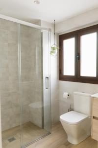 Kúpeľňa v ubytovaní Apartaments la Rambla - Esperó de Bolós - 4 pers
