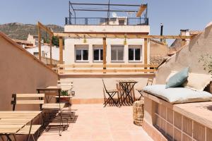 Balkón alebo terasa v ubytovaní Apartaments la Rambla - Esperó de Bolós - 4 pers