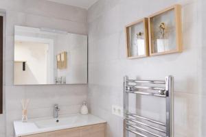 Kúpeľňa v ubytovaní Apartaments la Rambla - Esperó de Bolós - 4 pers