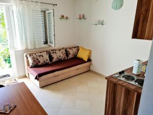 Posezení v ubytování Apartmani Božana Viganj