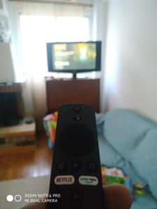 TV a/nebo společenská místnost v ubytování Lemon Tree House
