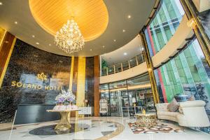 Posezení v ubytování Solano Hotel